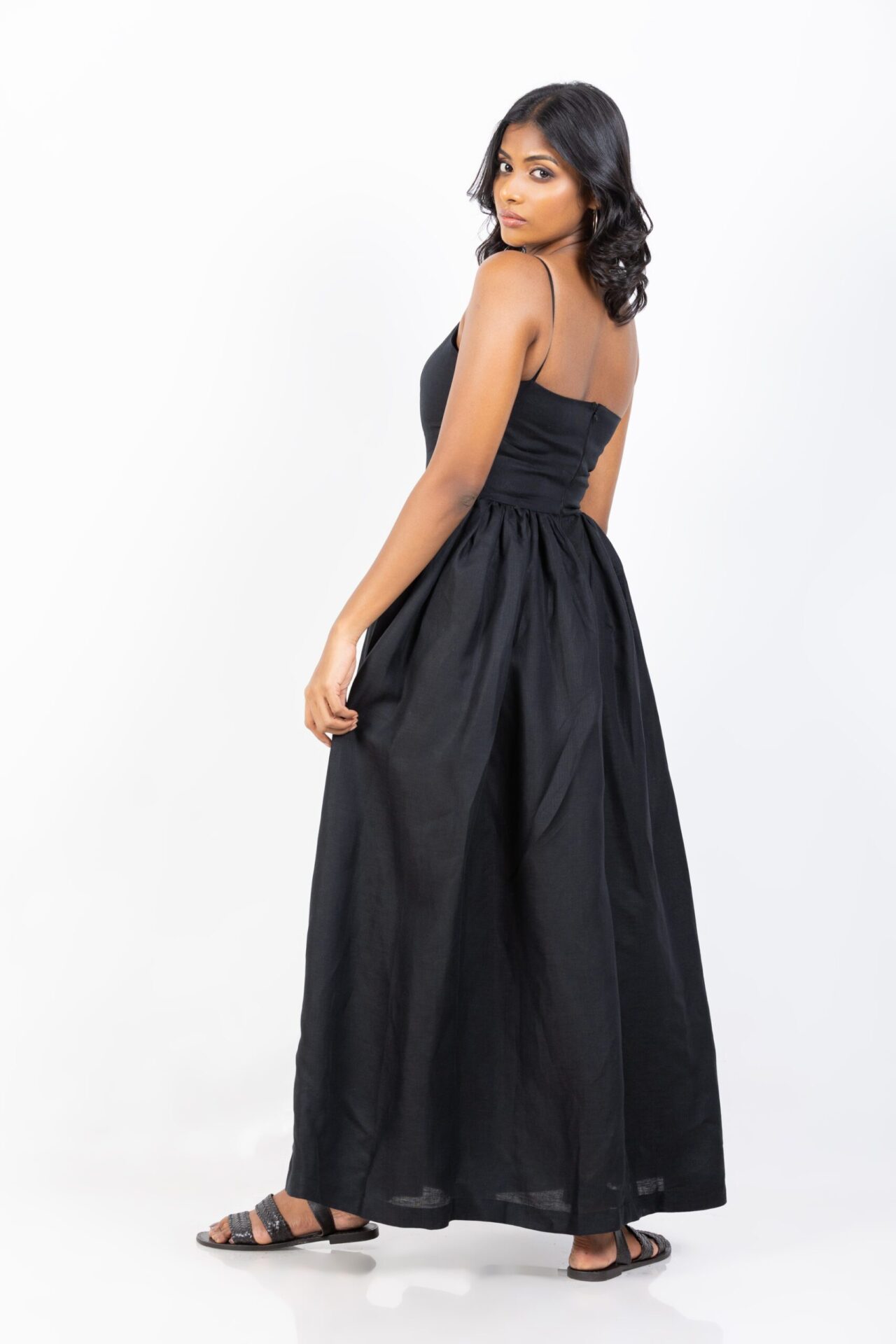 Lilly Fit and Flare Maxi Dress