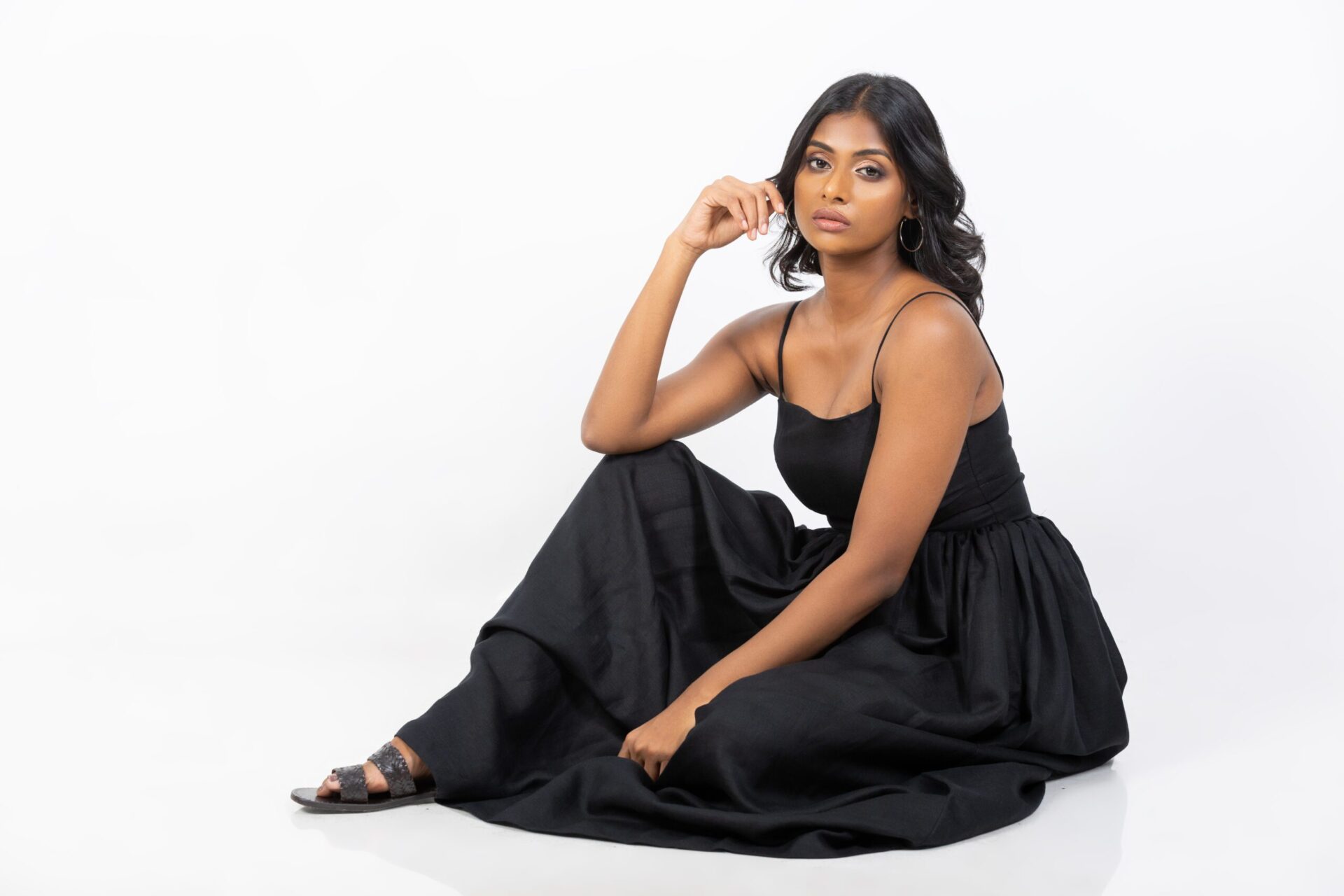 Lilly Fit and Flare Maxi Dress