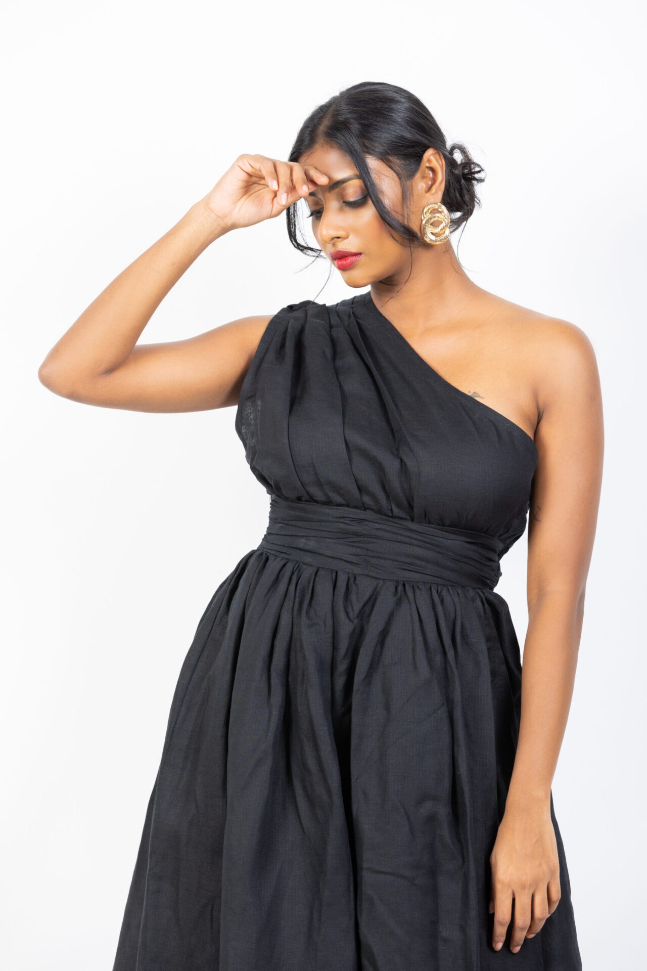 Gia One Shoulder Maxi Dress