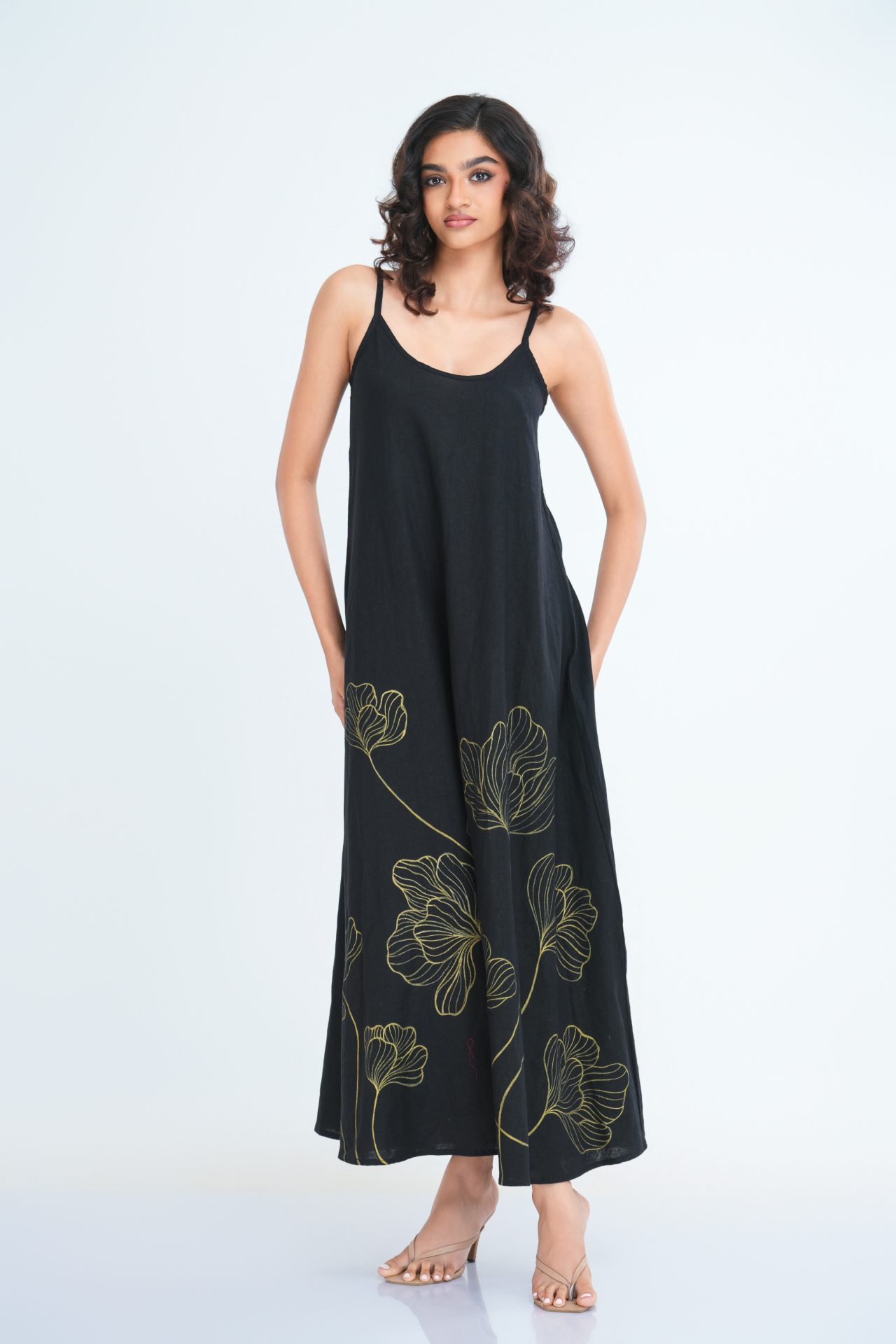 Leilani Hand Paint Maxi Dress