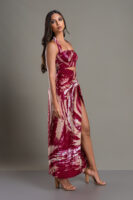 Rosy Ember Skirt and Top Set