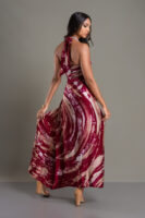 Rosy Ember Skirt and Top Set