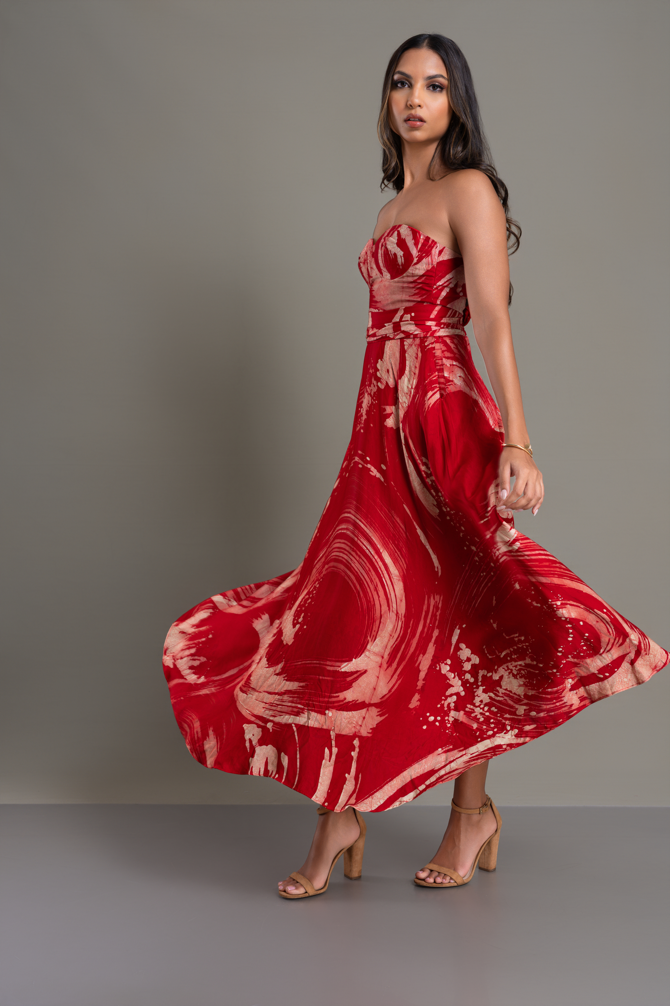 Ruby Whirl Dress
