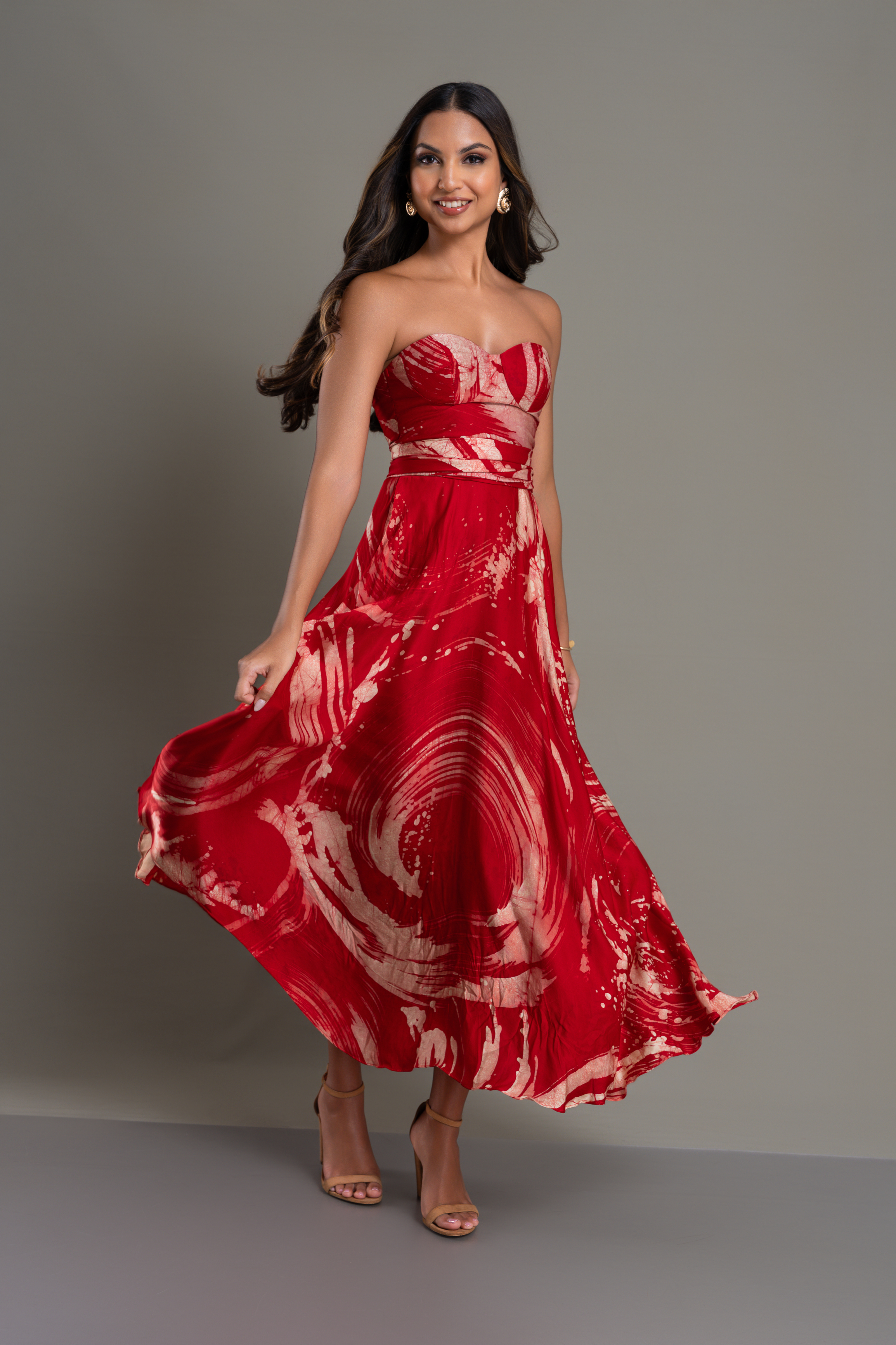 Ruby Whirl Dress